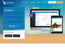 Tablet Screenshot of goclass.com